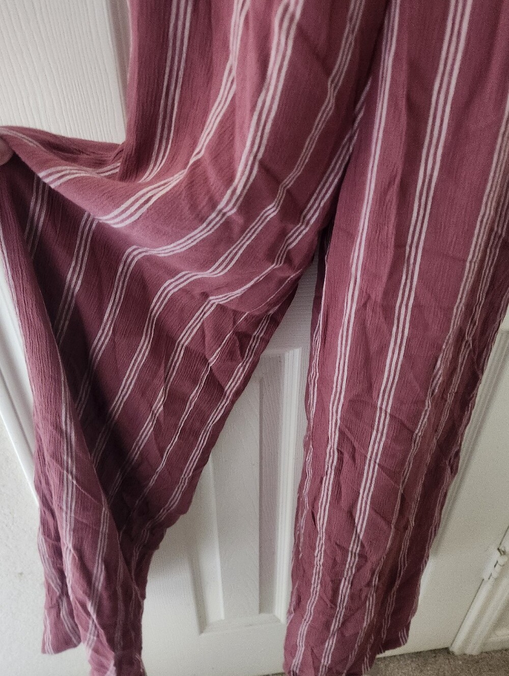 Striped Strapless Romper - Picture 4 of 13